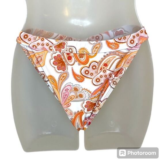 Cider Boho Paisley Bikini Bottoms Size Medium - Picture 3 of 6